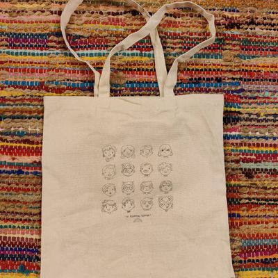 Faces Tote Bag